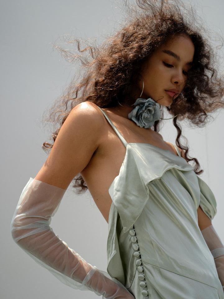 Jewel Maxi Dress — Green Product Image