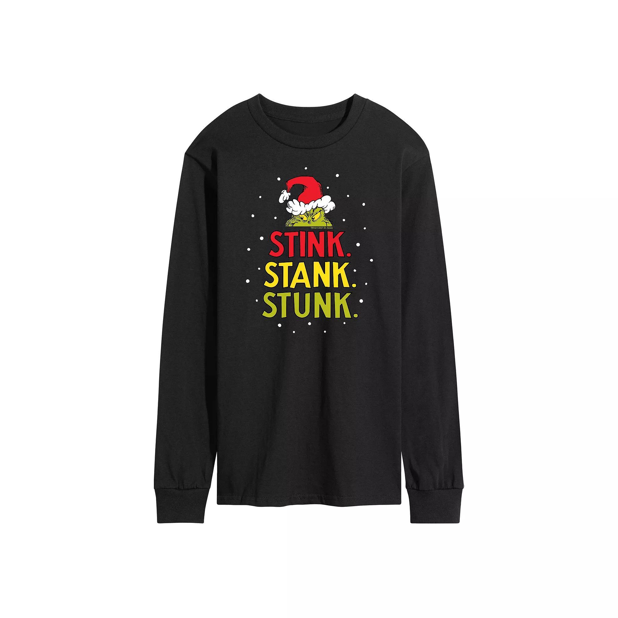 Mens SpongeBob Squarepants Patty Long Sleeve Graphic Tee Product Image