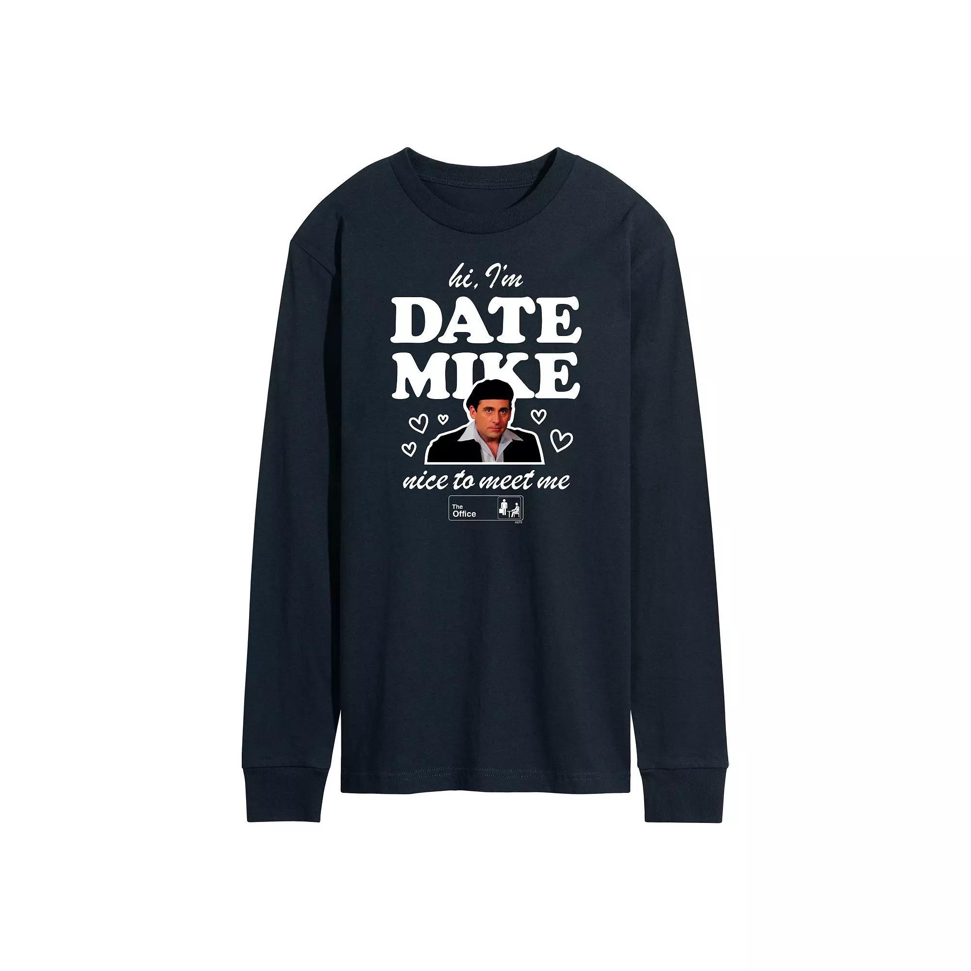 Mens Yep Still Single Long Sleeve Tee Blue Product Image