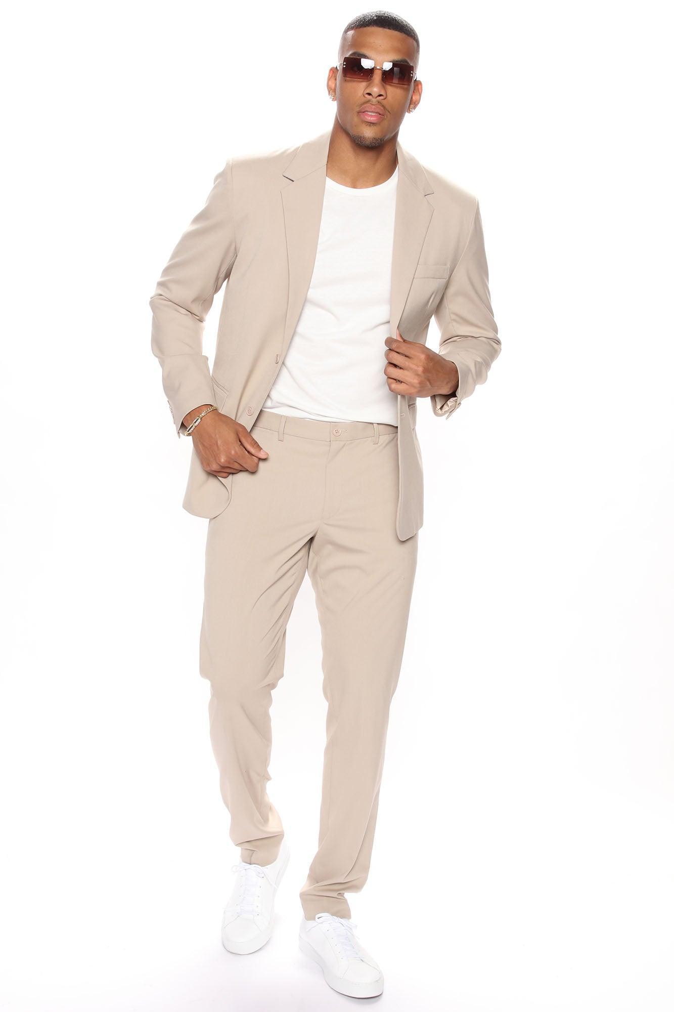 The Modern Stretch Suit Jacket - Tan Product Image
