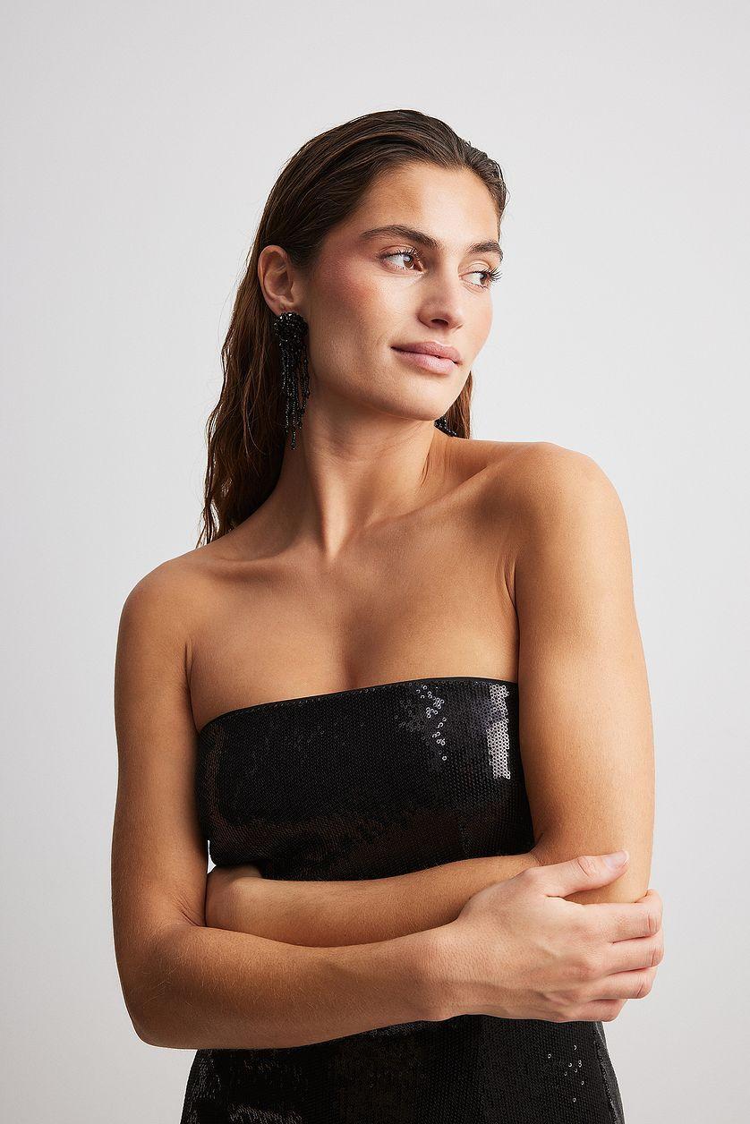 Wetlook Sequin Maxi Dress Product Image