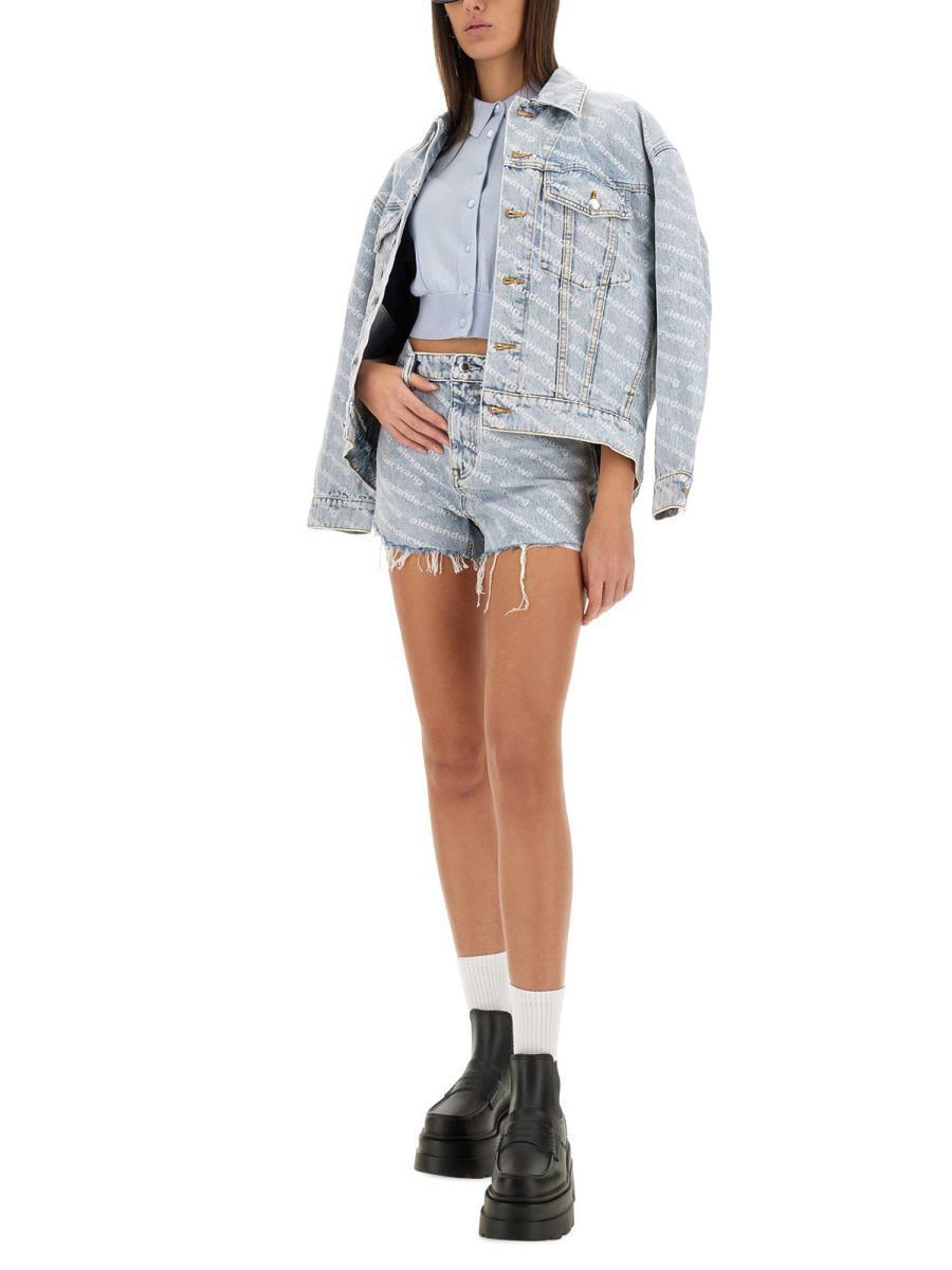 ALEXANDER WANG T T By Alexander Wang Short "bite" In Navy Product Image