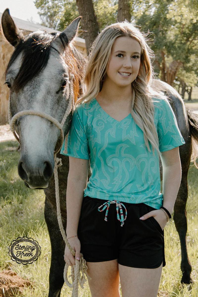 Sterling Kreek Concrete Cowgirl Shorts Product Image