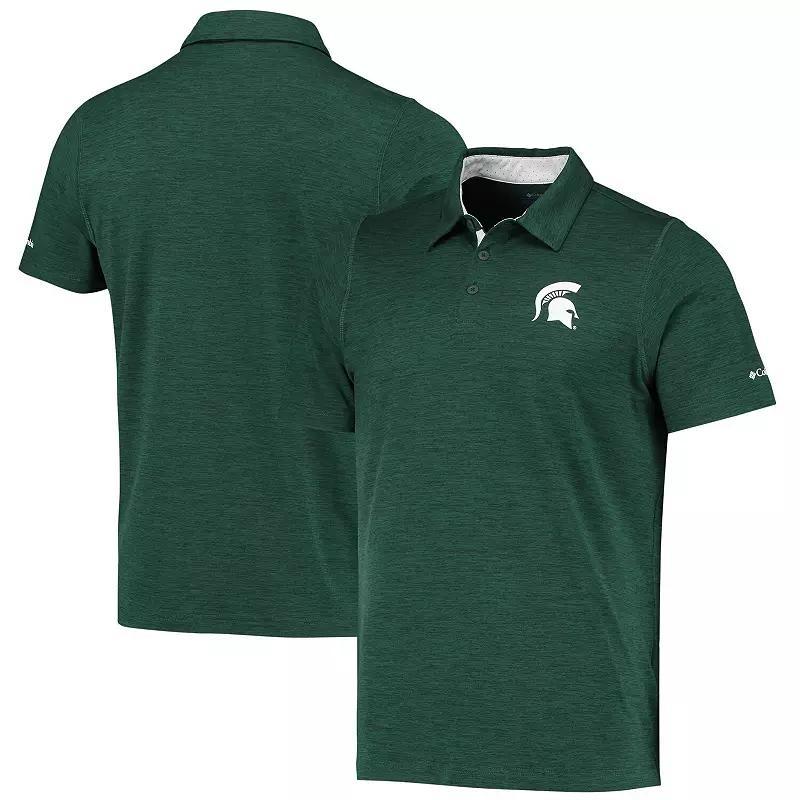 Mens Columbia Michigan State Spartans Tech Trail Omni-Shade Polo Product Image