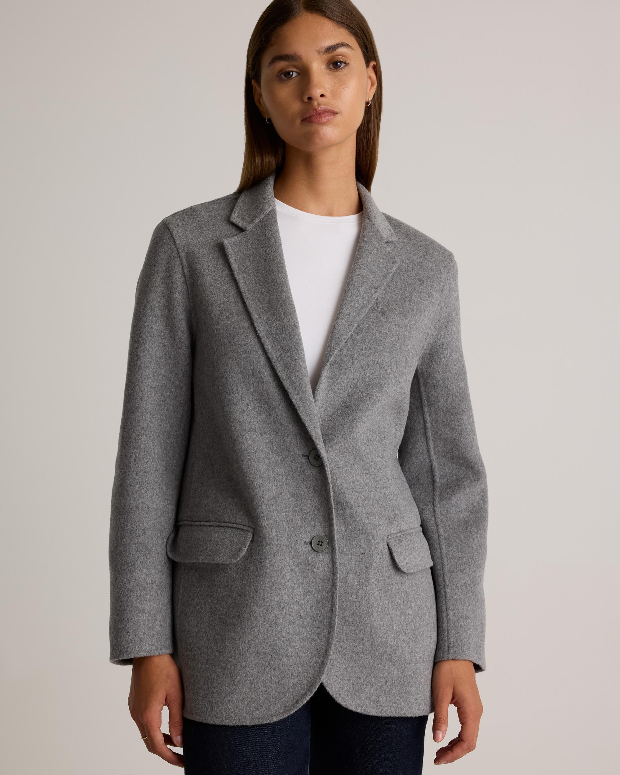 Quince | Women's Double-Faced Merino Wool Soft Blazer Wool/Nylon Product Image