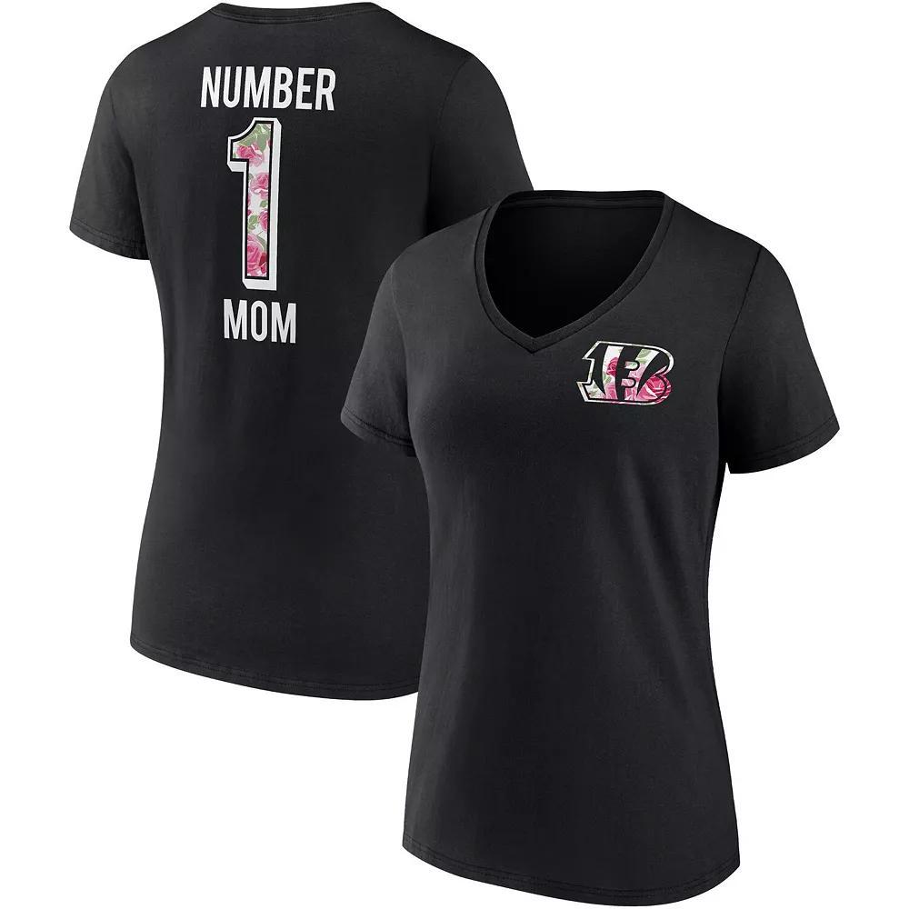 Women's Fanatics Branded Cardinal Arizona Cardinals Team Mother's Day V-Neck T-Shirt, Size: Large, Red Product Image