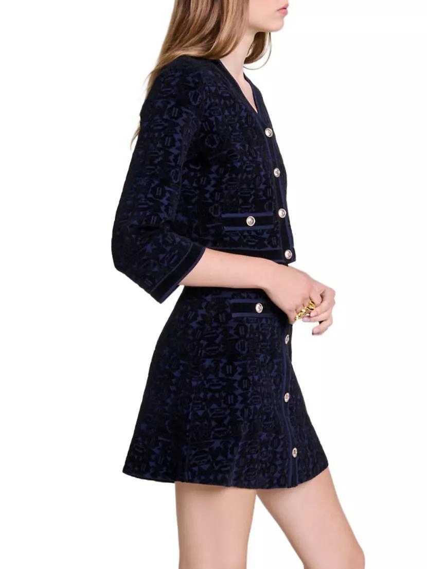 2-in-1 Velvet Knit Dress Product Image