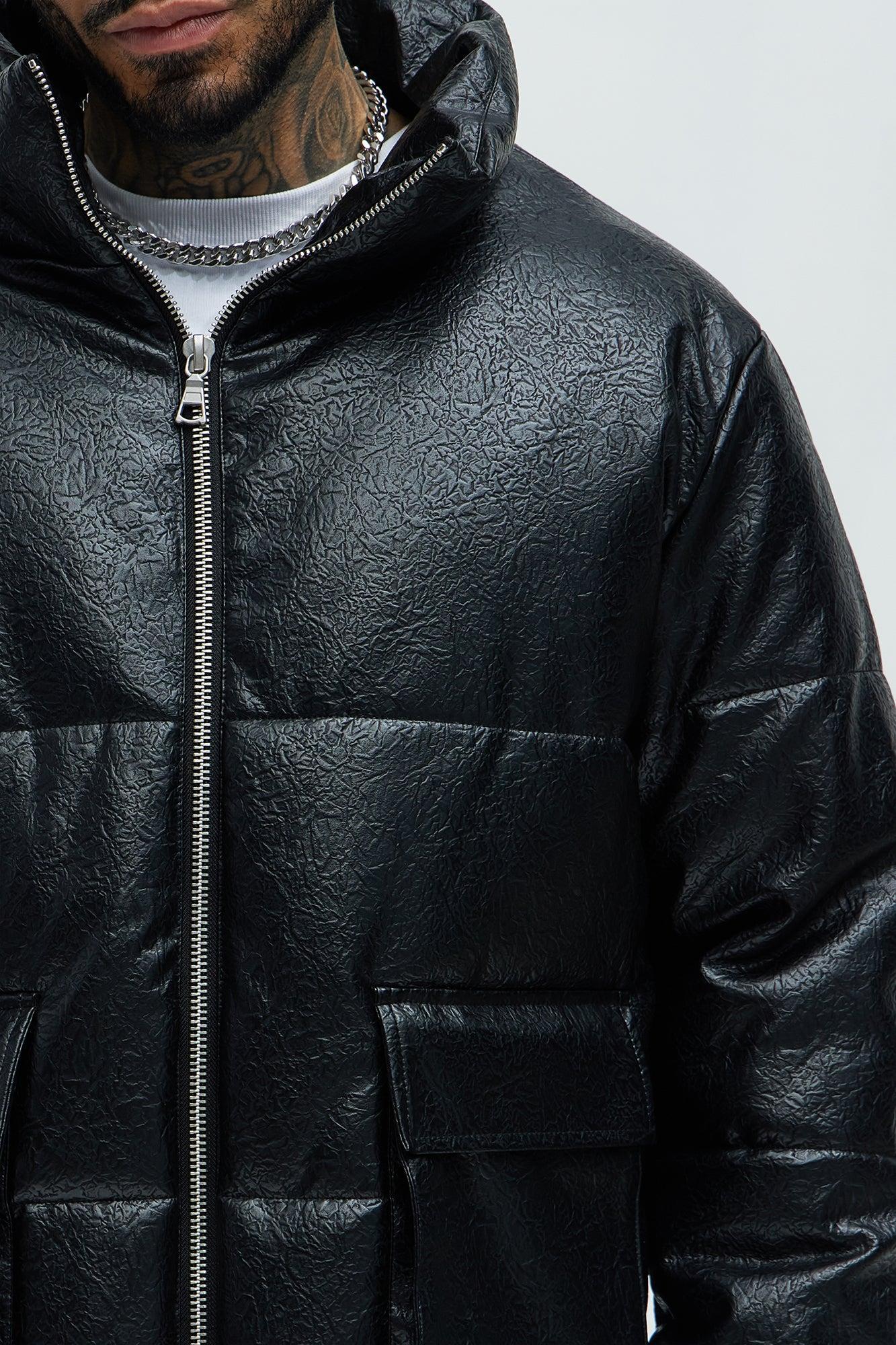 Stunt So Hard Puffer Jacket - Black Male Product Image