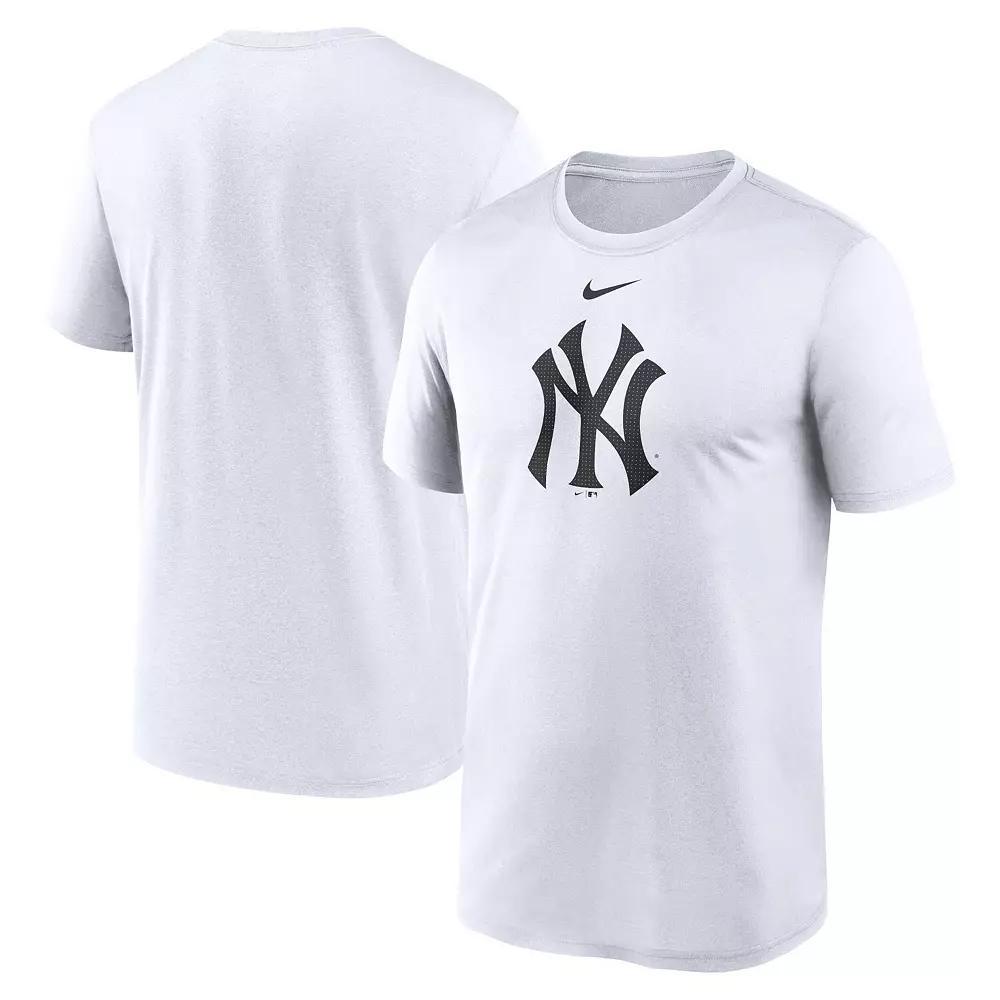 Men's Nike  White New York Yankees Legend Fuse Large Logo Performance T-Shirt, Size: XL Product Image