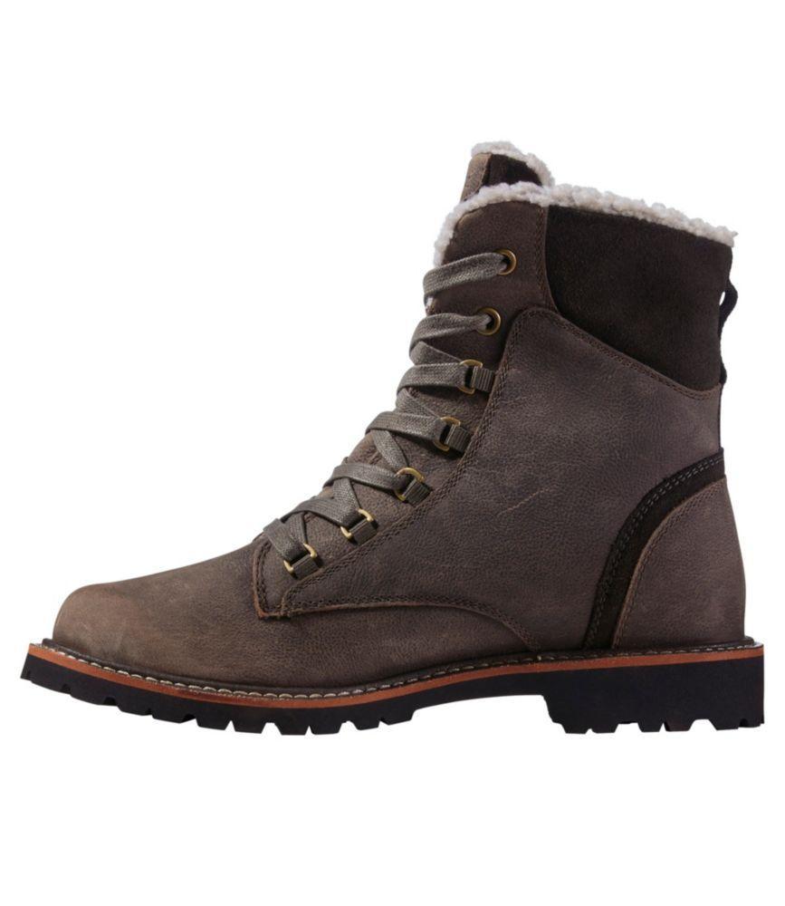 
                            Women's Rugged Cozy Boots, Lace-Up
                         Product Image
