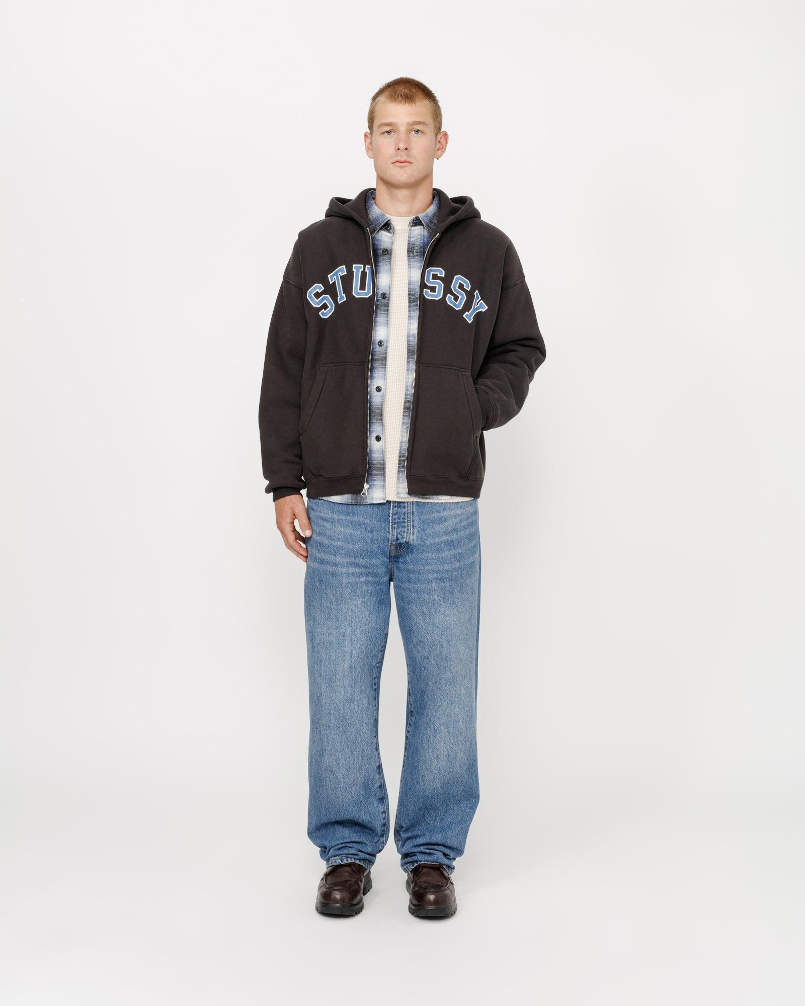 FADED GRAPHIC ZIP HOODIE Male Product Image