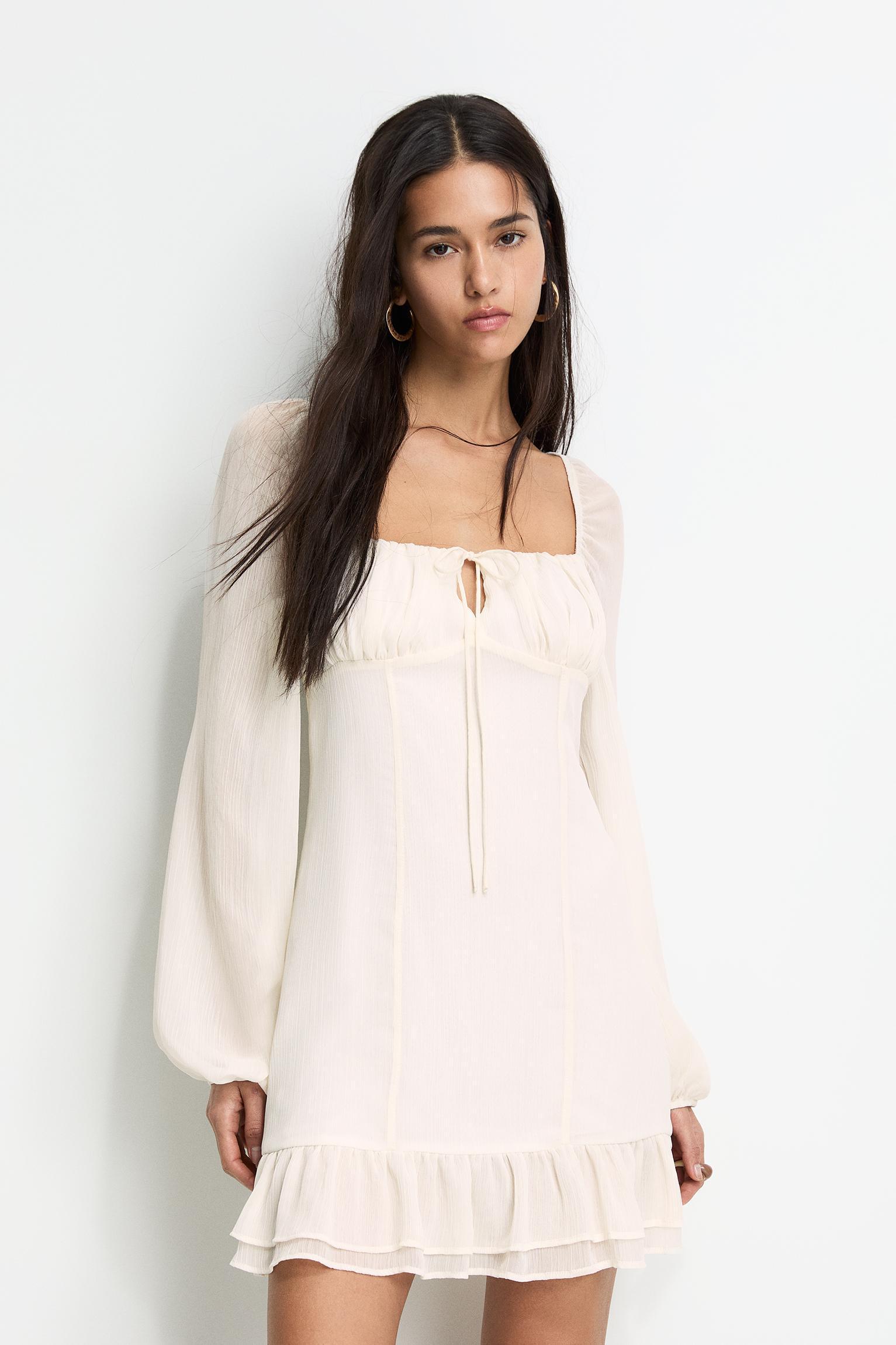 Short ruffle dress Product Image