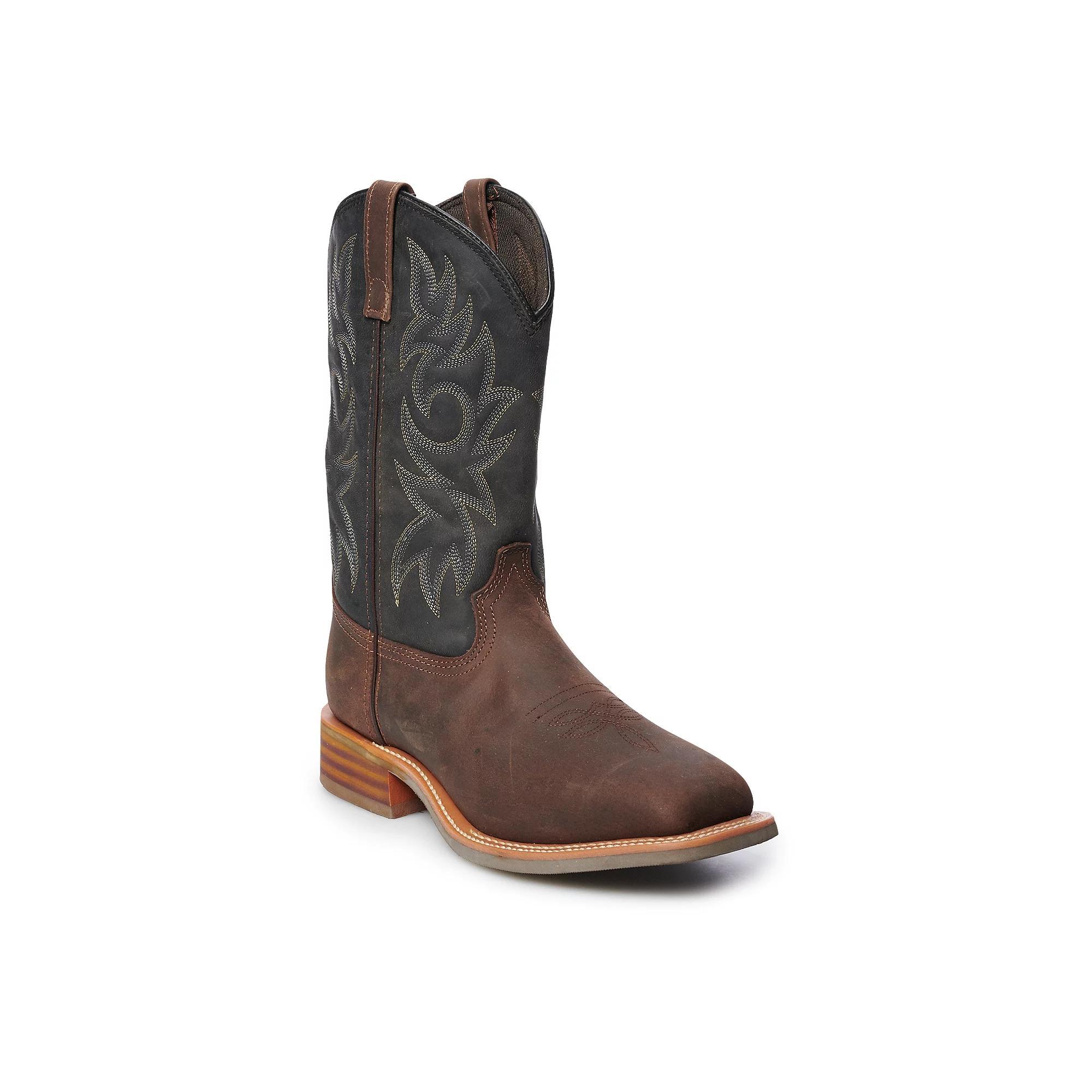 AdTec 9859 Men's Western Boots, Size: 11.5 Medium, Black Brown Product Image