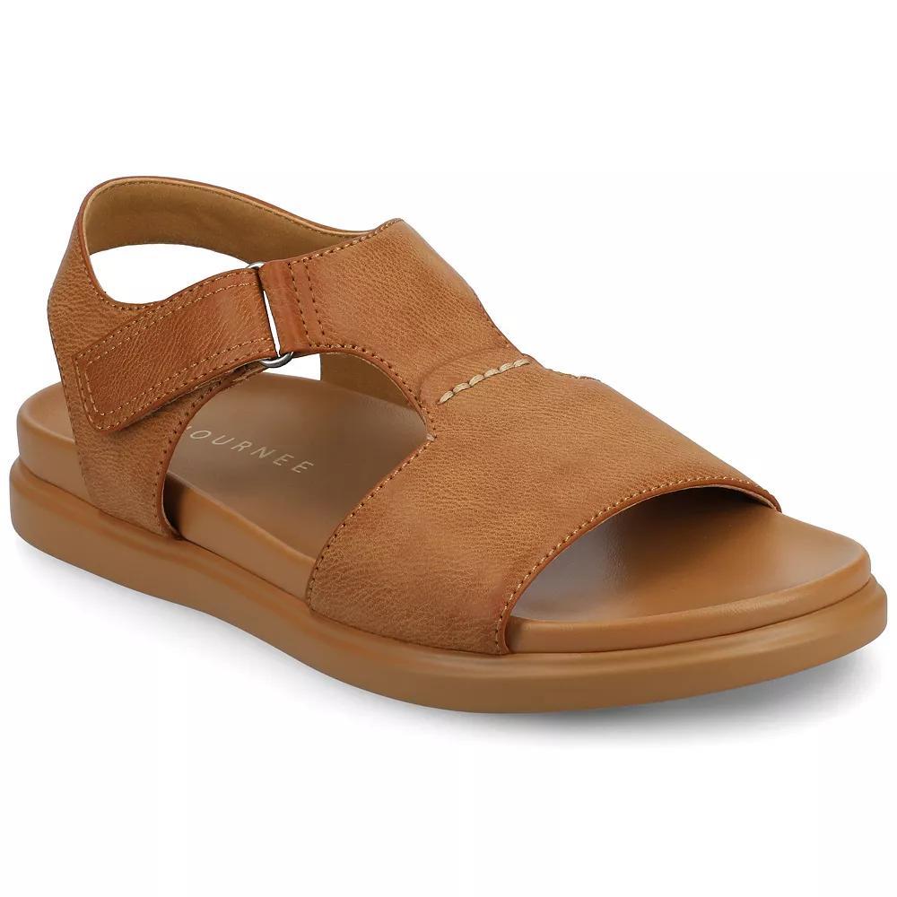 Journee Womens Mira T-Strap Sandals Red Product Image