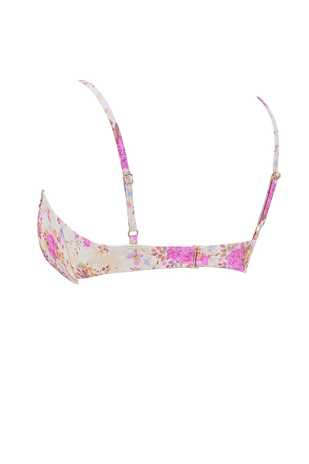 Antibes Floral Print Underwired Bikini Top Product Image
