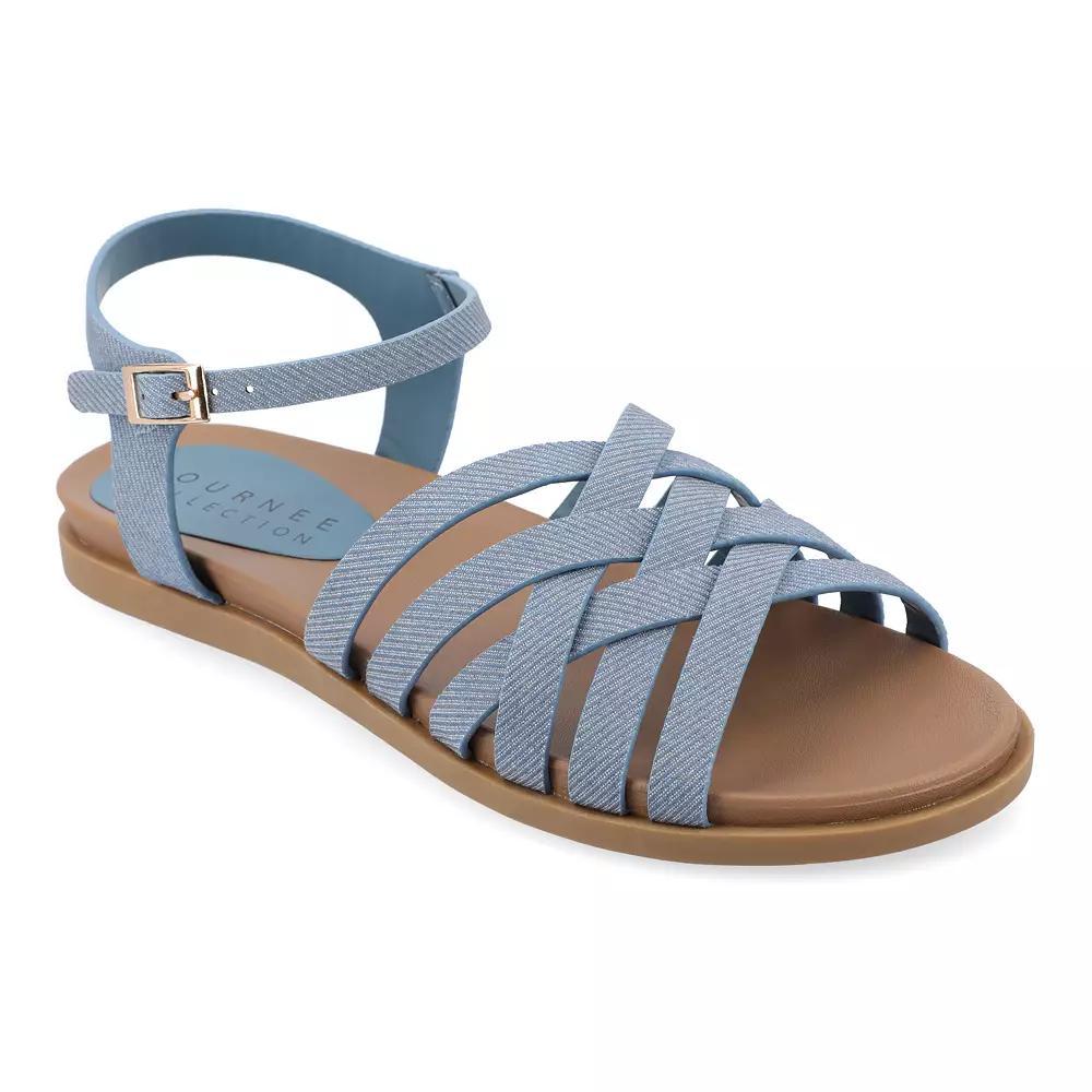Journee Kimmie Women's Sandals, Size: 6.5, Brown Product Image
