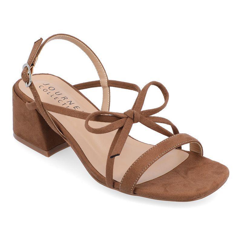 Journee Amity Womens Block Heel Sandals Product Image