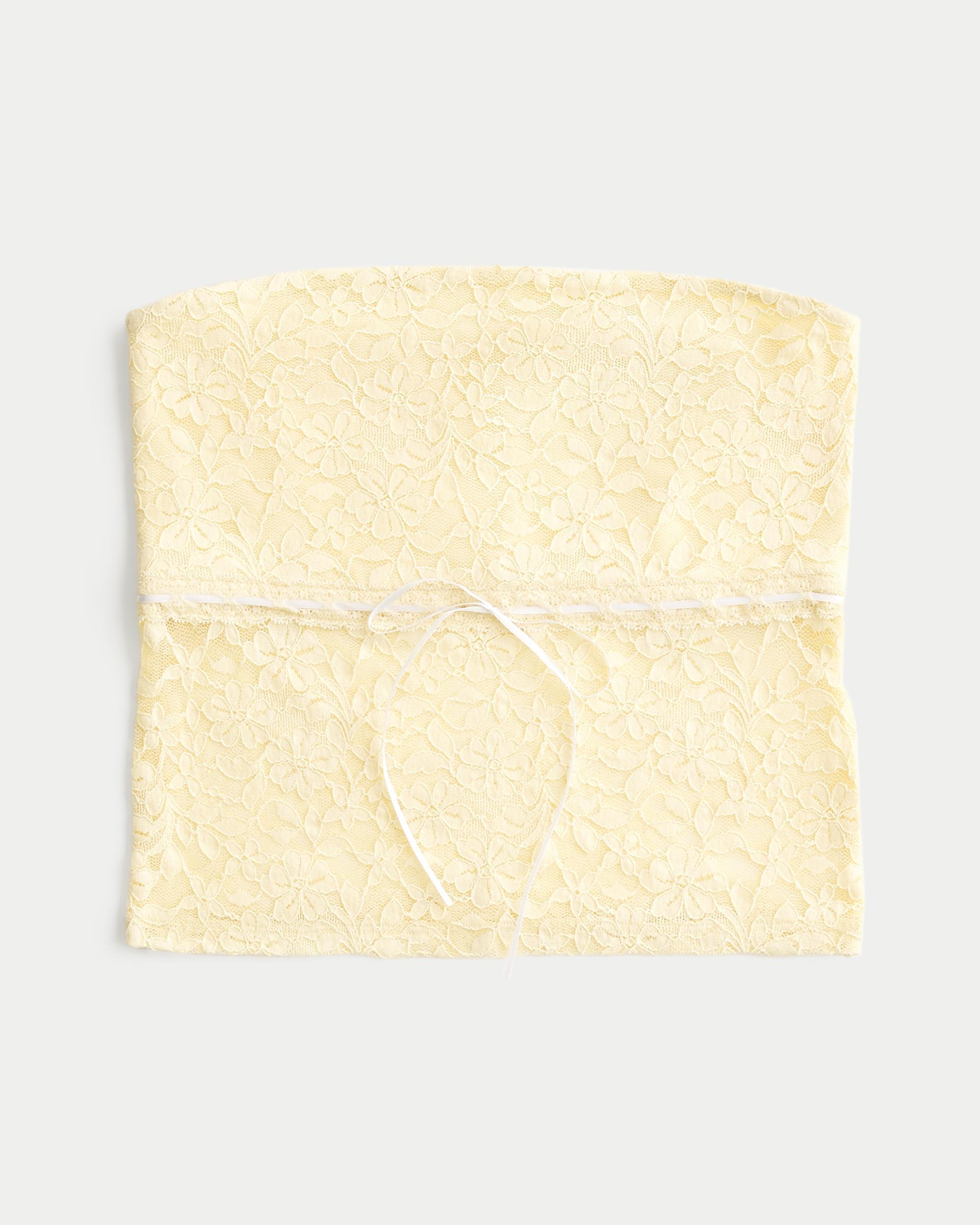 All-Over Lace Tube Top Product Image