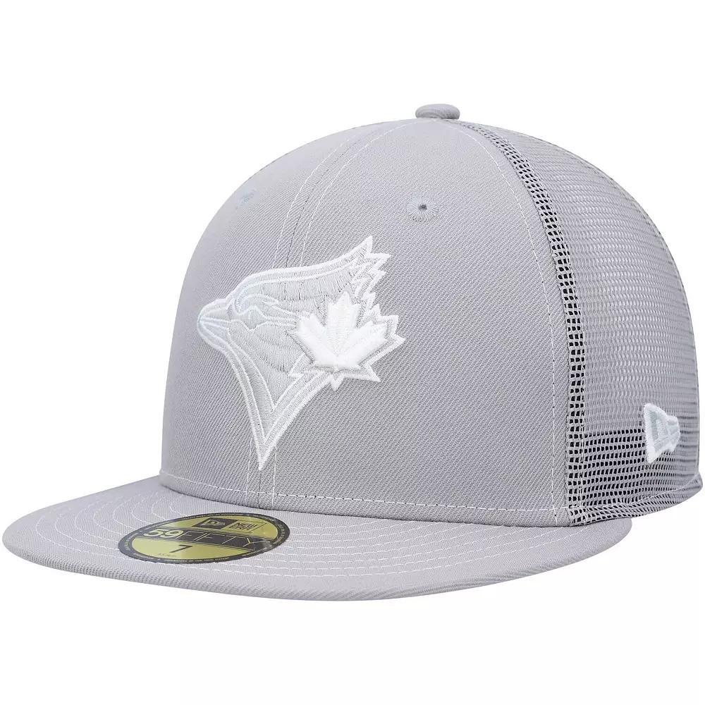Men's New Era  Gray Toronto Blue Jays 2023 On-Field Batting Practice 59FIFTY Fitted Hat, Size: 7 1/4, Jay Grey Product Image