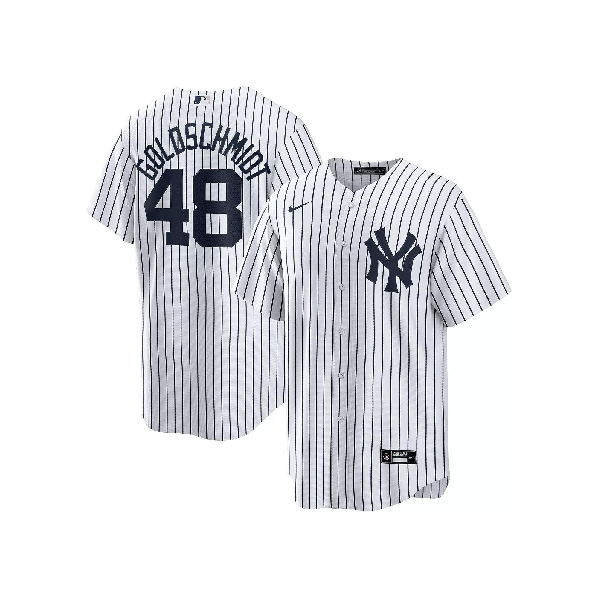Men's Nike Paul Goldschmidt White New York Yankees Home Replica Jersey, Size: Large Product Image