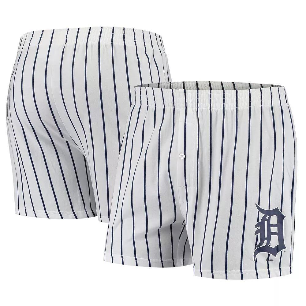 Men's Concepts Sport White Detroit Tigers Vigor Boxer Shorts, Size: 2XL Product Image