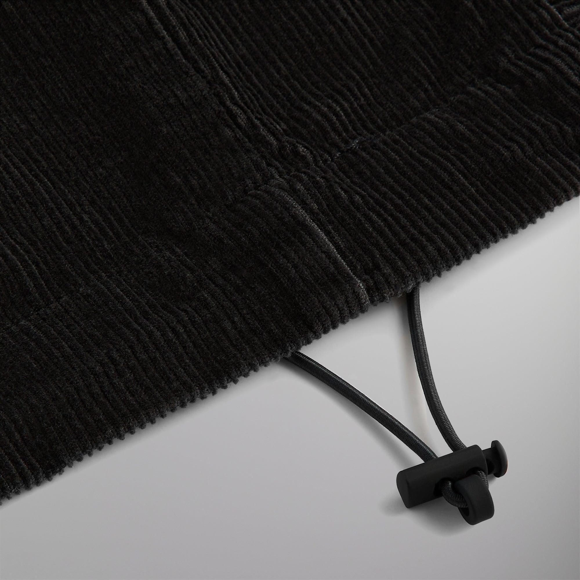 Kith Washed Corduroy Caden Hoodie - Carbon Male Product Image