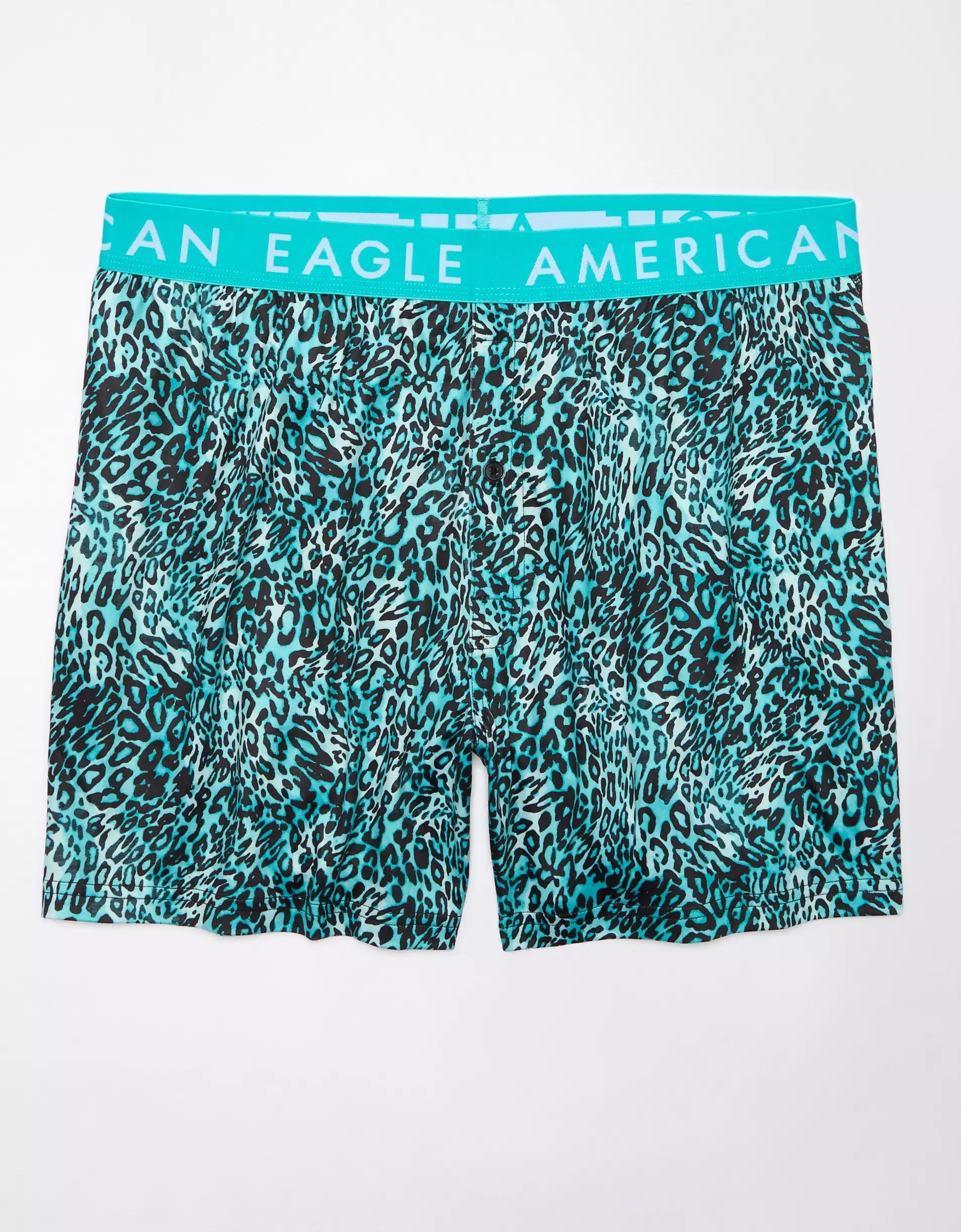 AEO Men's Cheetah Ultra Soft Pocket Boxer Short Product Image