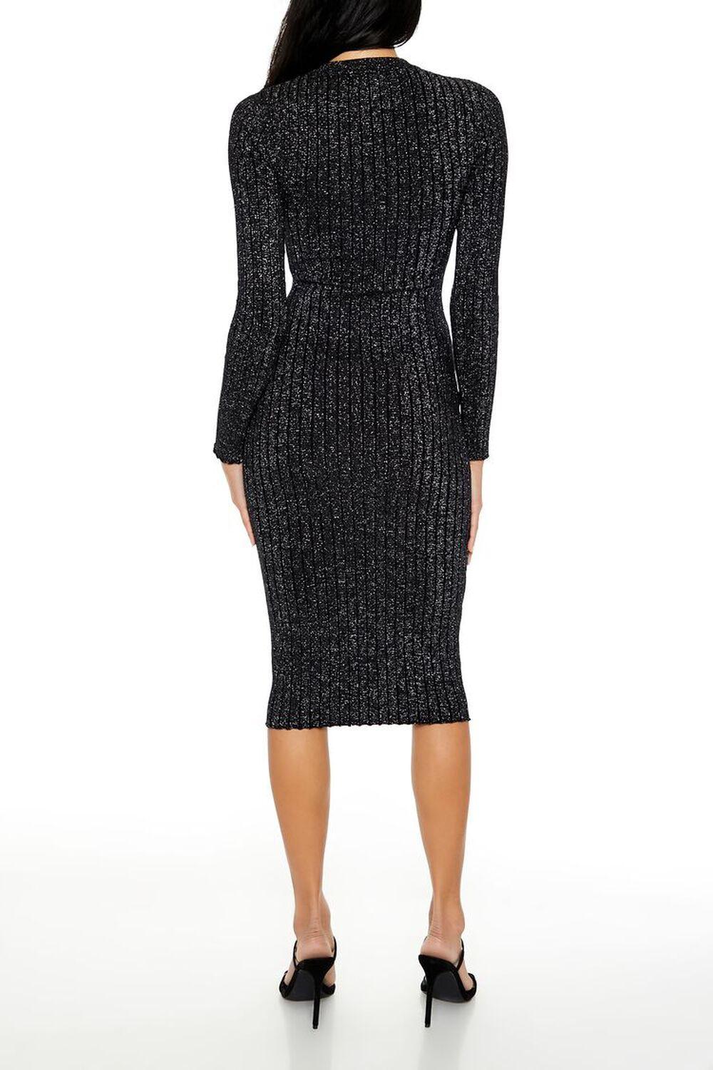 Glitter Knit Bodycon Midi Dress | Forever 21 Product Image