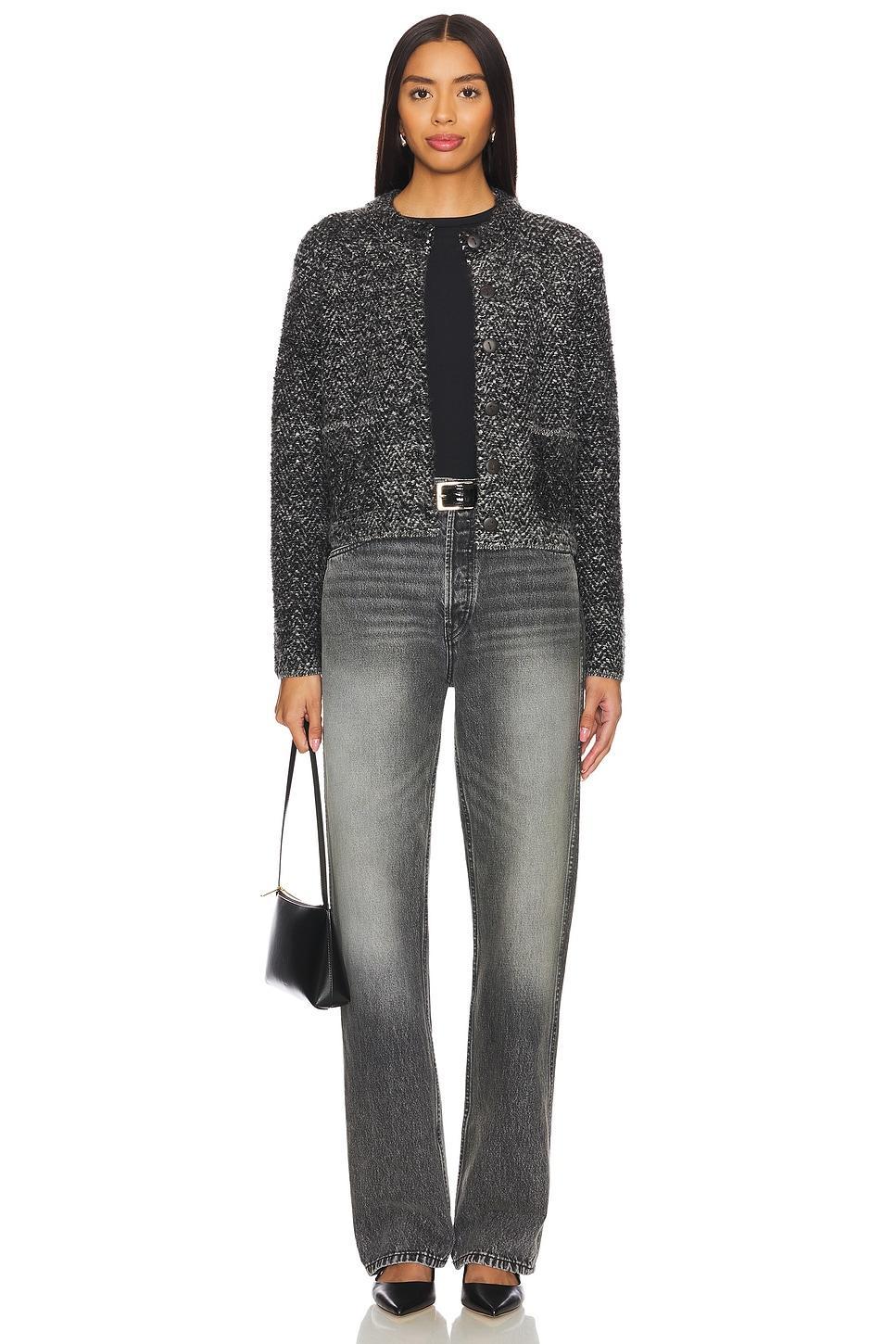 Herringbone Textured Cardi Jacket Vince Product Image