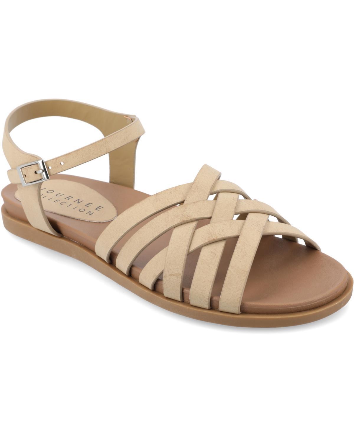 Journee Kimmie Women's Sandals, Size: 6.5, Brown Product Image