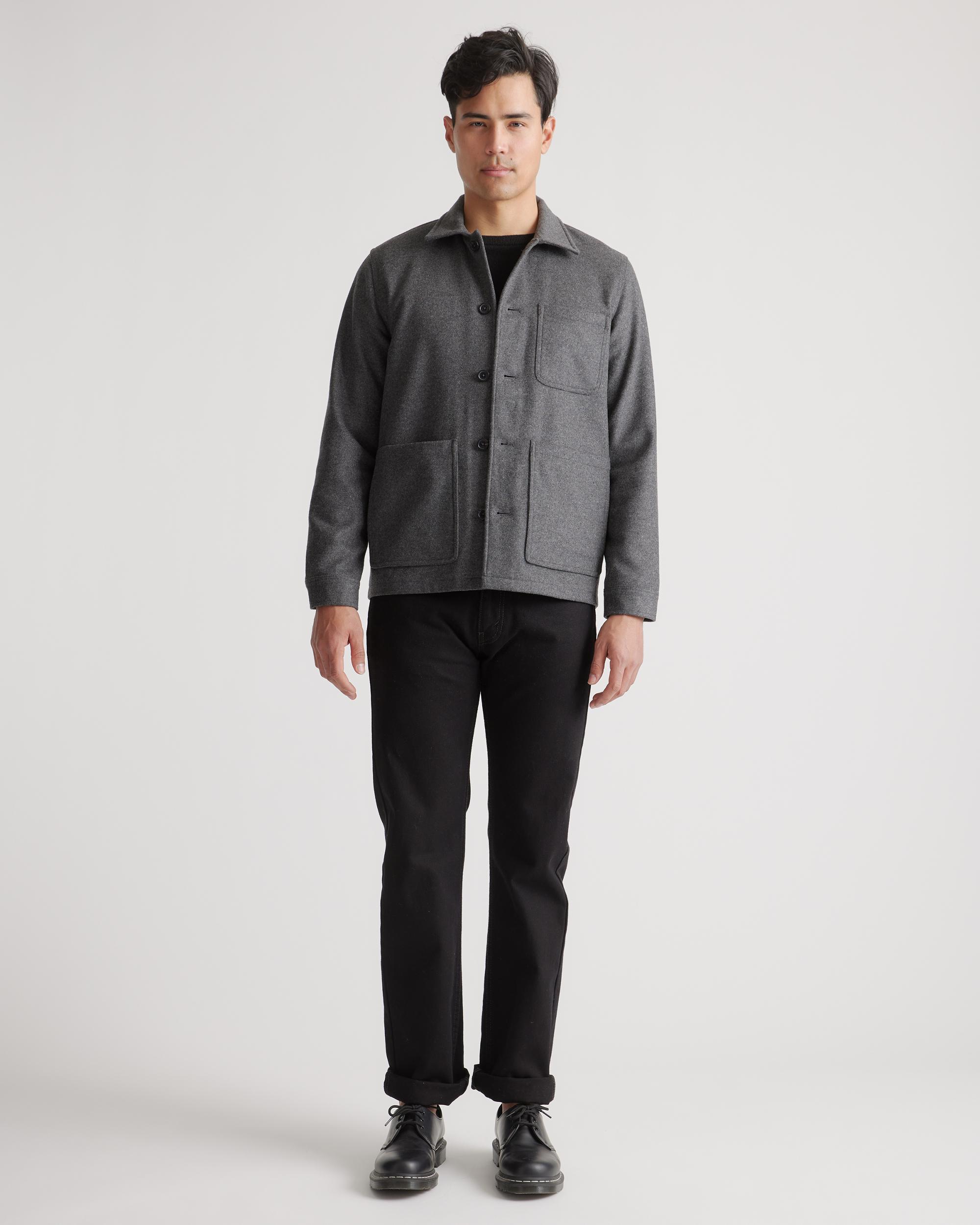 Quince | Men's Italian Wool Chore Jacket Wool/Nylon Product Image