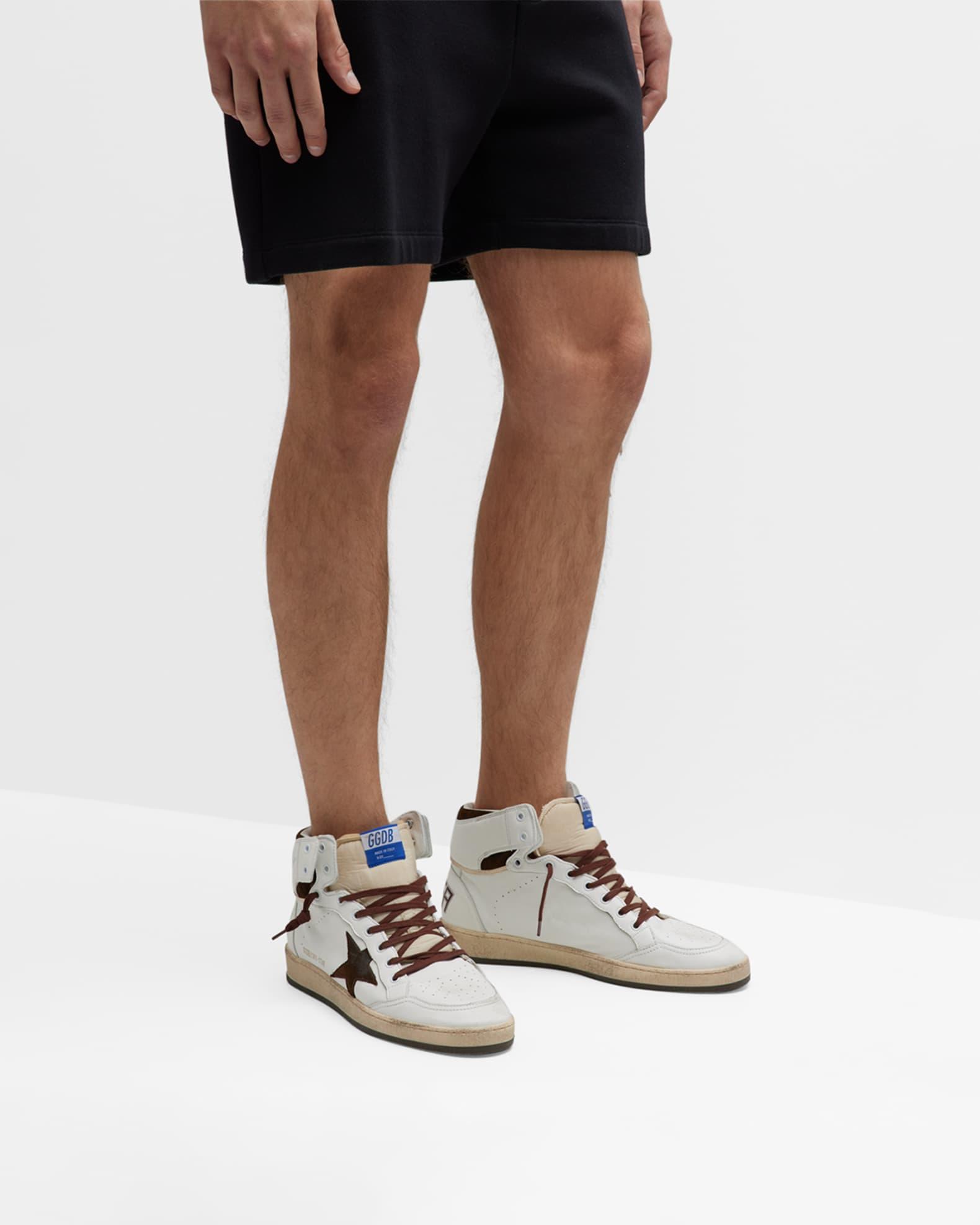 Men's Sky-Star Leather High-Top Sneakers Product Image