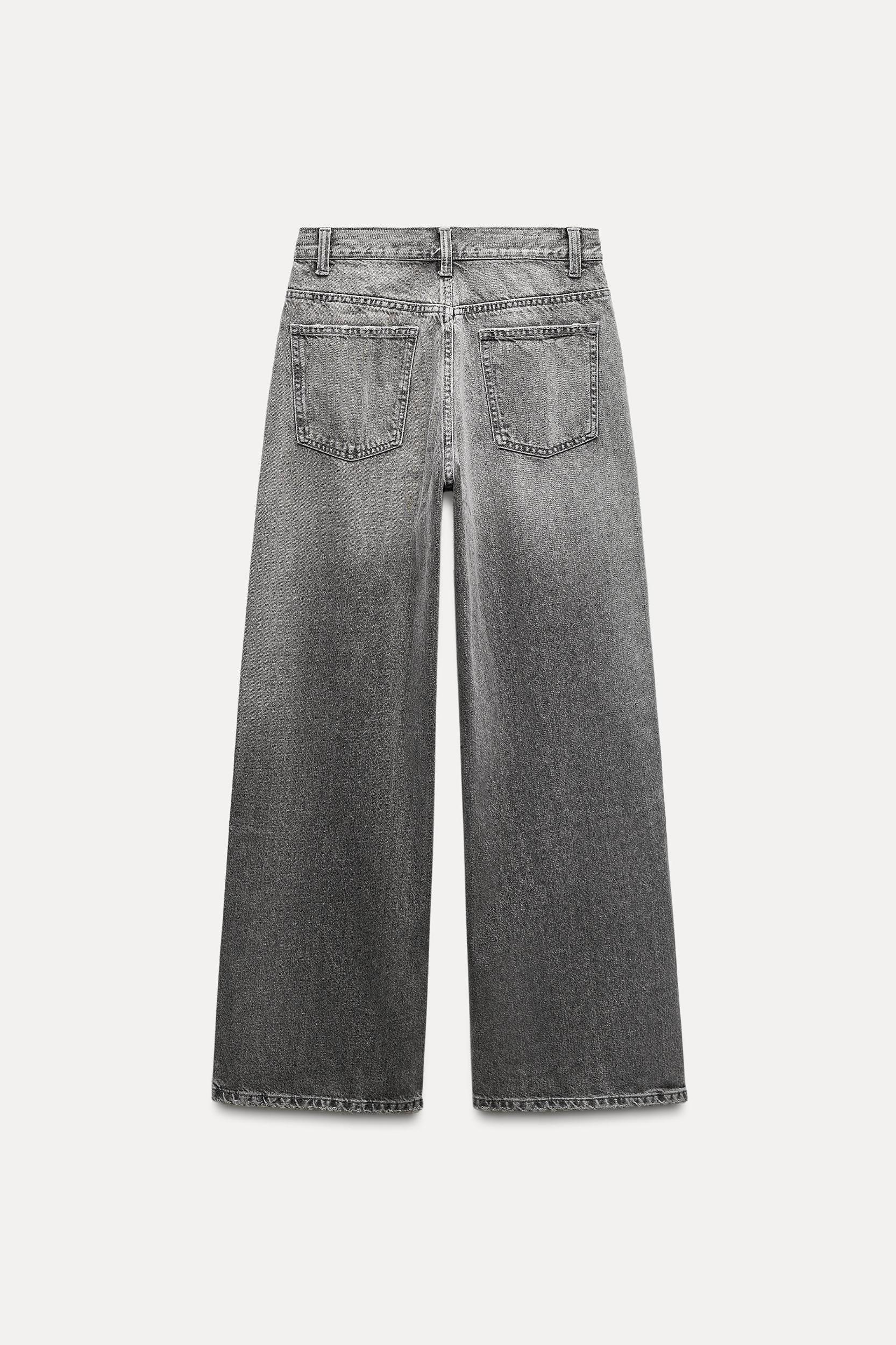 TRF MID-RISE CROSS WAIST BAGGY JEANS Product Image