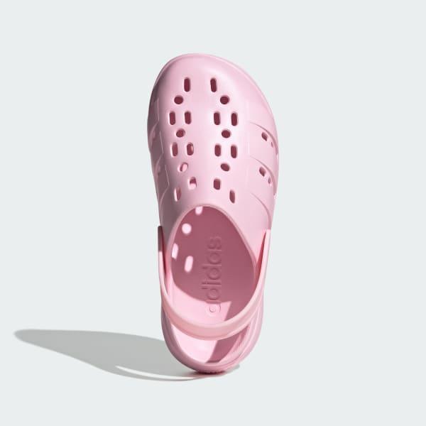 adidas Adilette Platform Clogs Clear Pink 8 Womens Product Image
