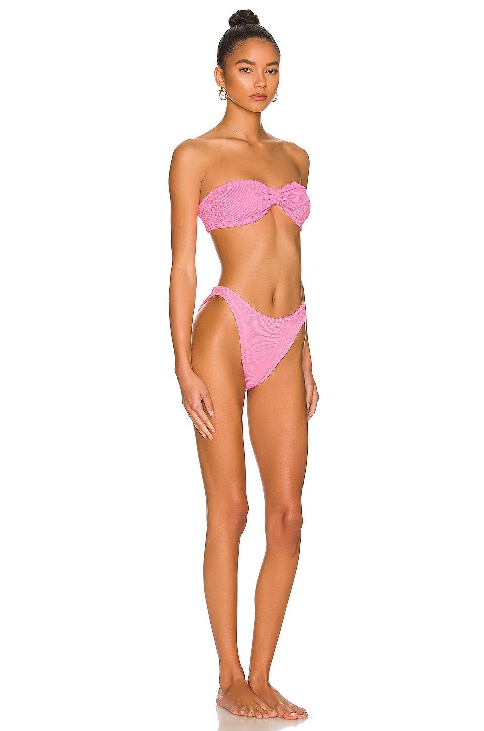 Womens Jean Bow Two-Piece Bikini Set - Lilac Product Image