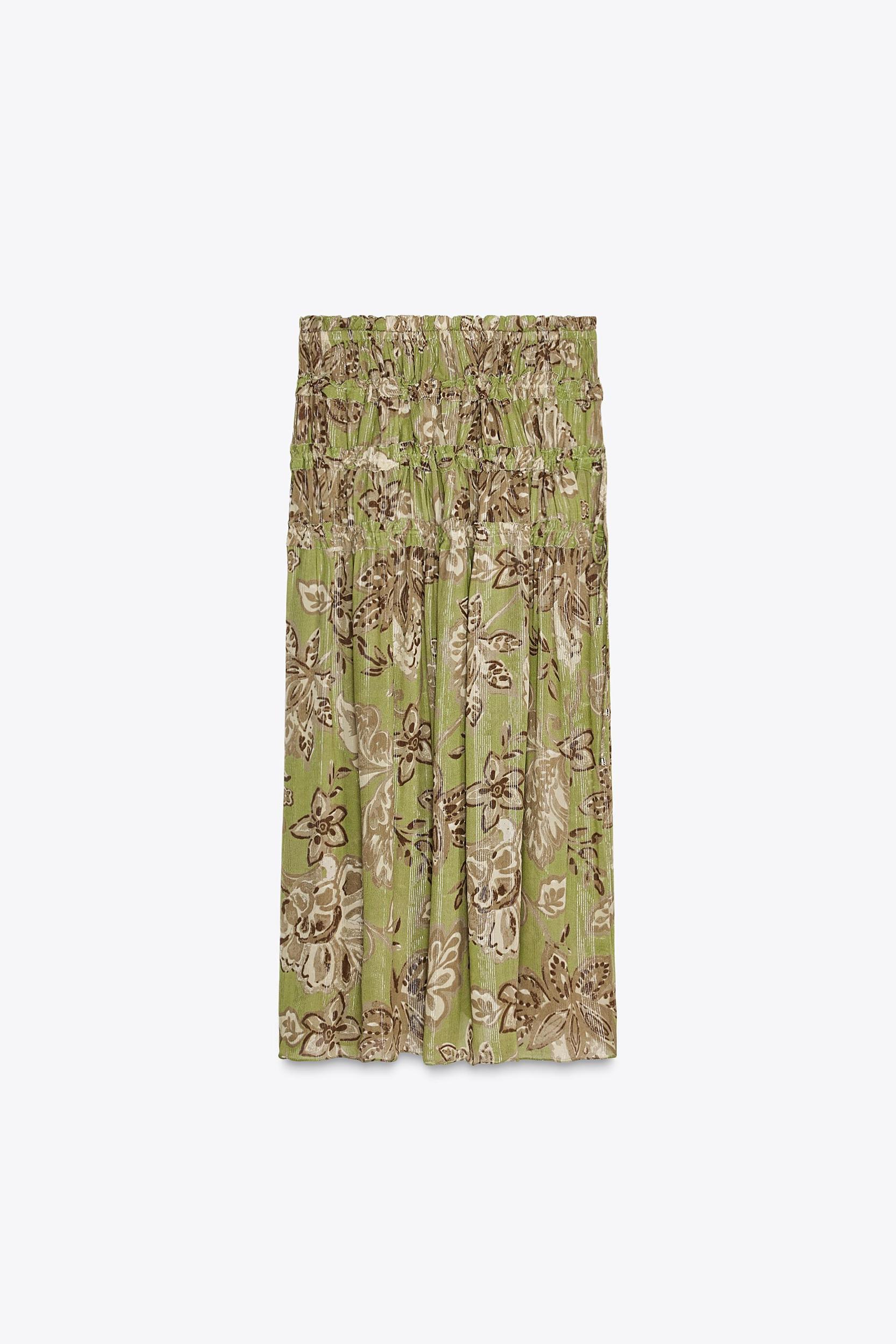 ZW COLLECTION PRINTED SKIRT Product Image