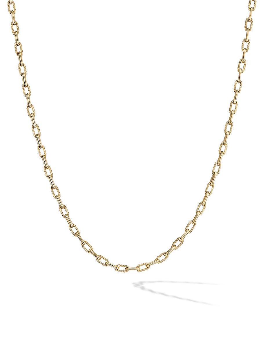 Mens DY Madison Chain Necklace In 18K Yellow Gold Product Image
