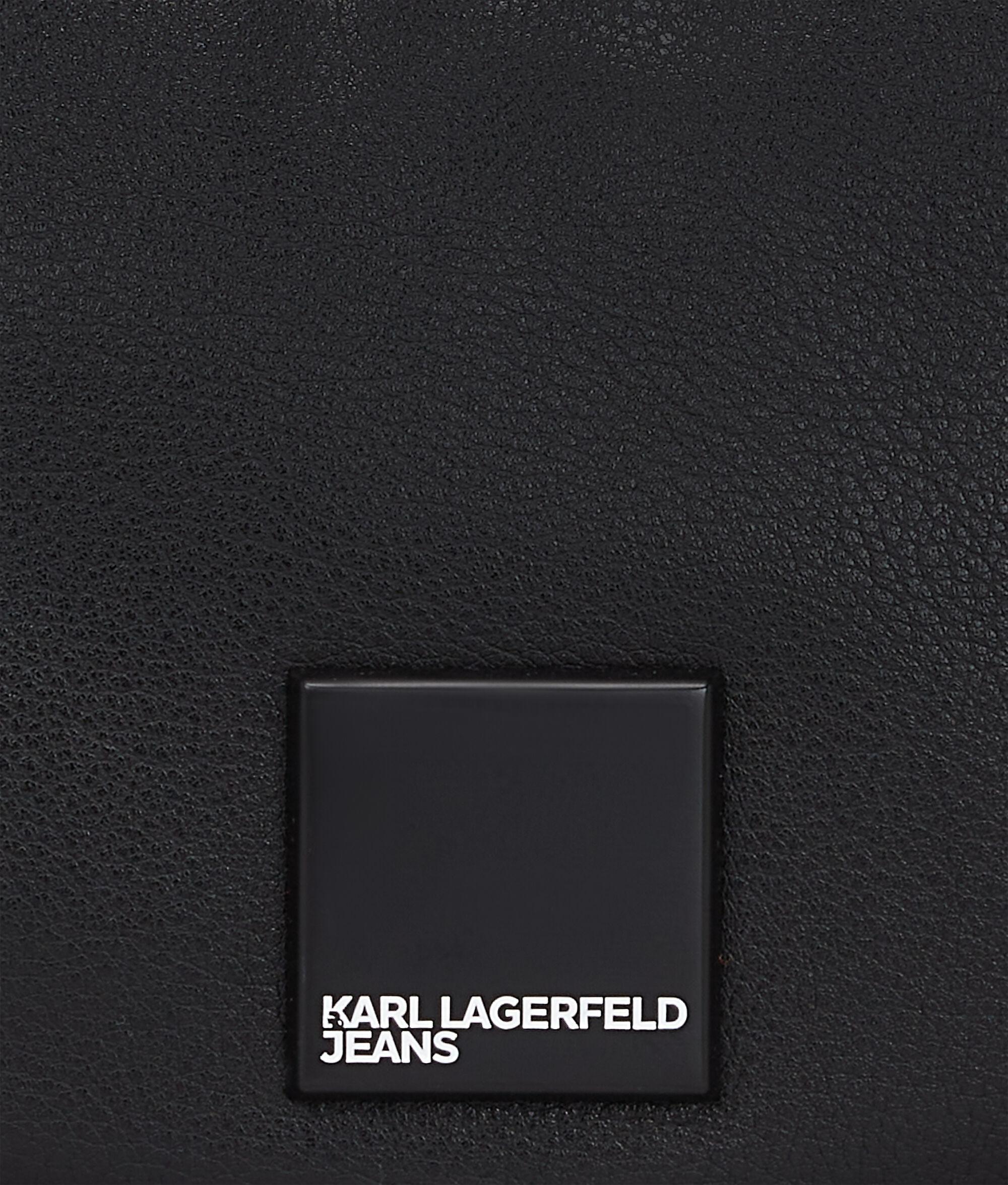 KLJ BOX LOGO SOFT HALF-MOON SHOULDER BAG Product Image