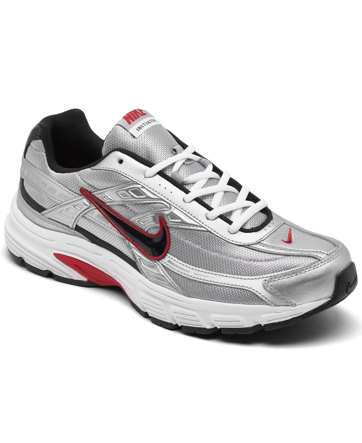 Nike Initiator Mens Running Shoes Grey Silver Black Product Image