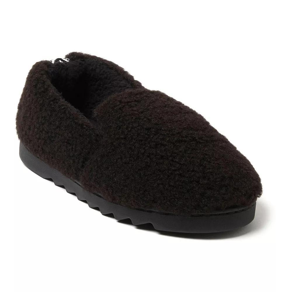 Dearfoams Candace Women's Teddy Slippers, Size: Small, Black Product Image