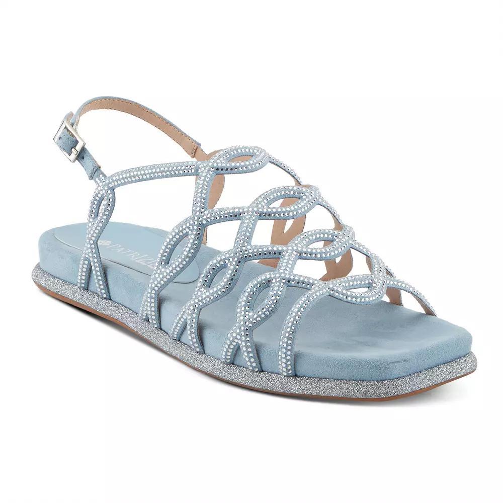 Patrizia Glamgloss Women's Rhinestone Strappy Sandals, Size: 39, Light Blue Product Image