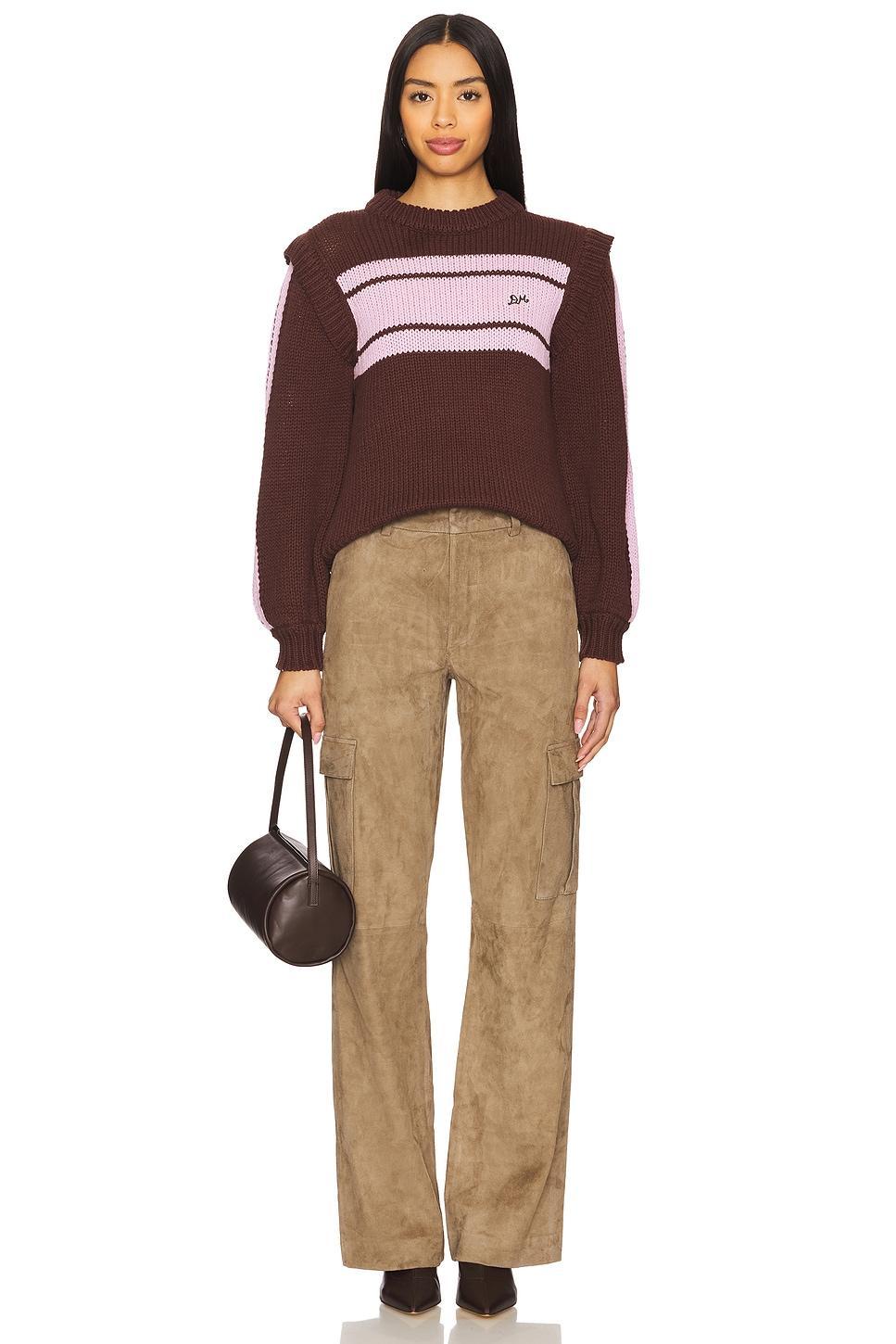 Poppy Crew Neck Jumper Damson Madder Product Image