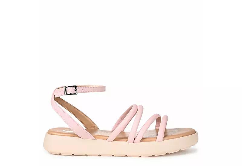 Journee Palomma Tru Comfort Foam™ Women's Strappy Sandals, Size: 7.5, Purple Product Image