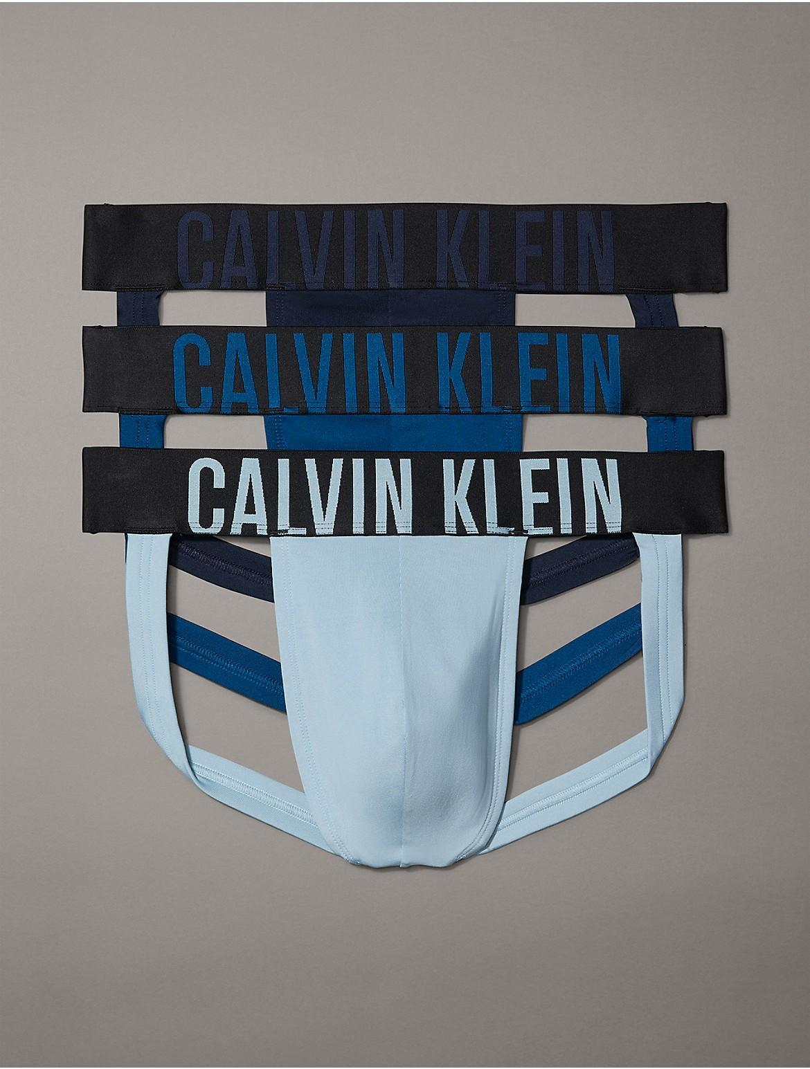 Mens 3-Pack Intense Power Pride Logo Jock Strap Product Image