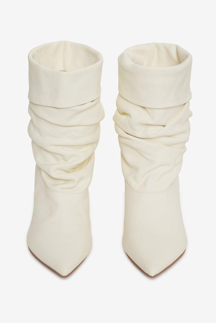 Verbana Slouch Boot — Ivory Product Image