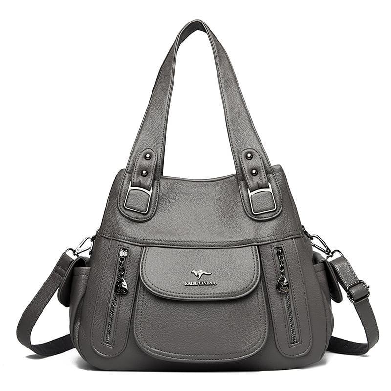Faux Leather Tote Bag Product Image