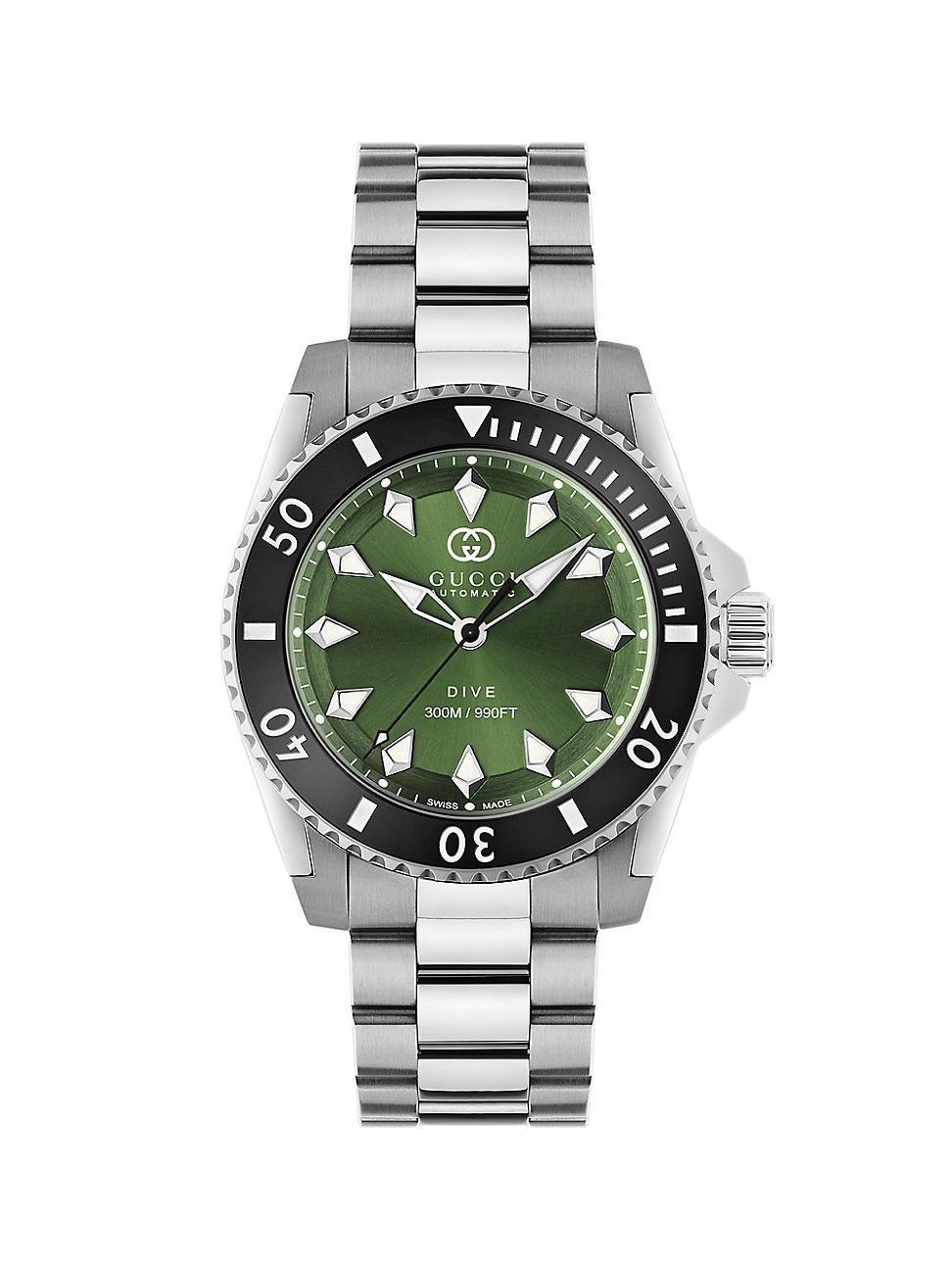 Mens Dive Stainless Steel Bracelet Watch/40MM Product Image
