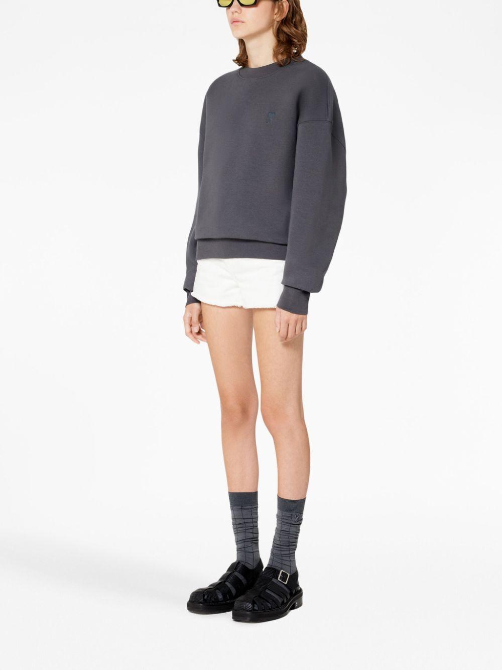 chest embroidered-logo sweatshirt Product Image