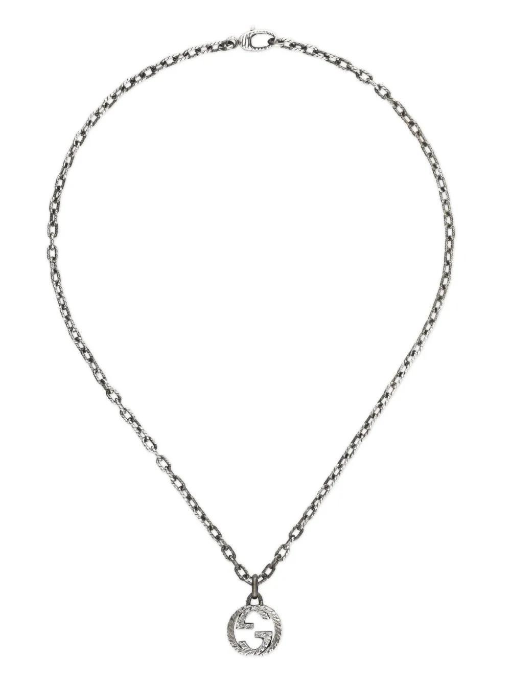 sterling silver Interlocking G necklace Product Image