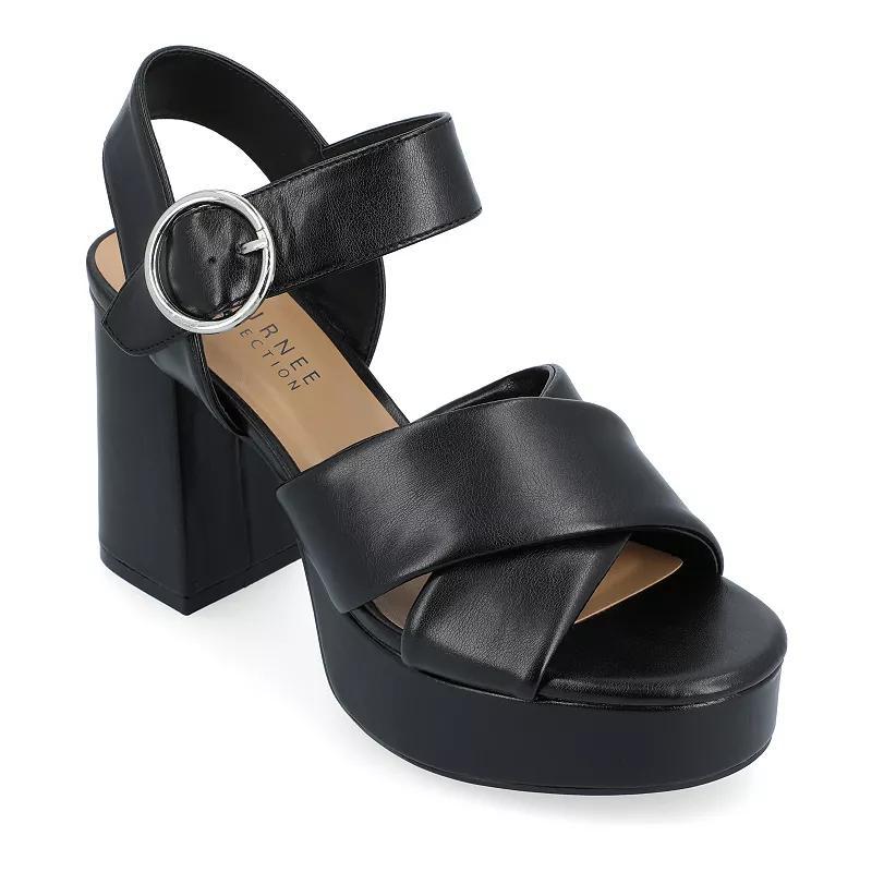 Journee Akeely Tru Comfort Foam™ Women's Heeled Sandals, Size: 11 Product Image